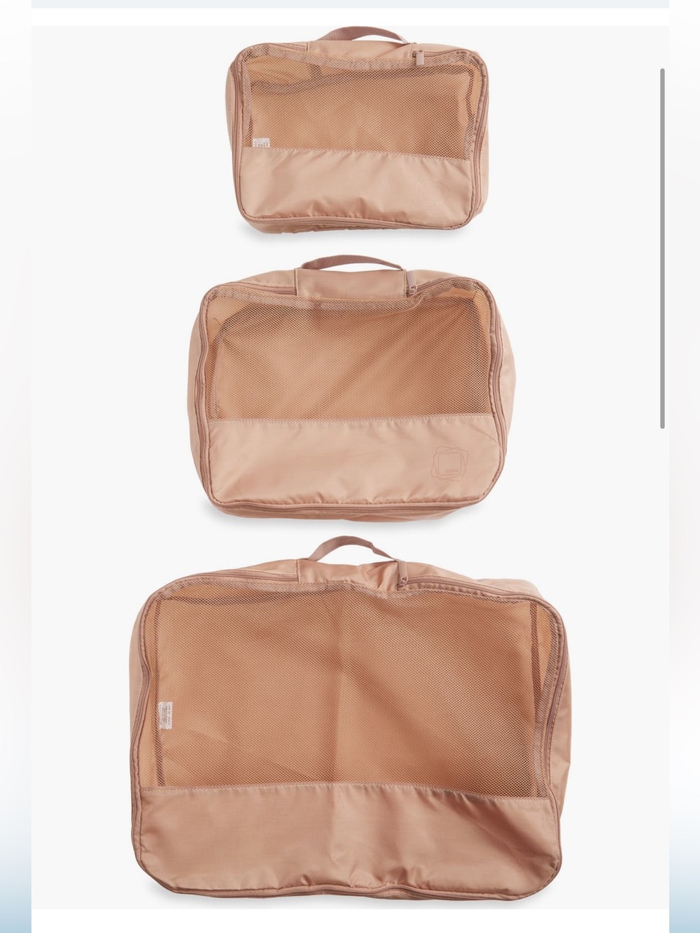 Packing Cube Set - Rose Gold